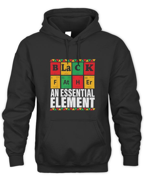 Black Father The Essential Element Fathers Day Funny Dad