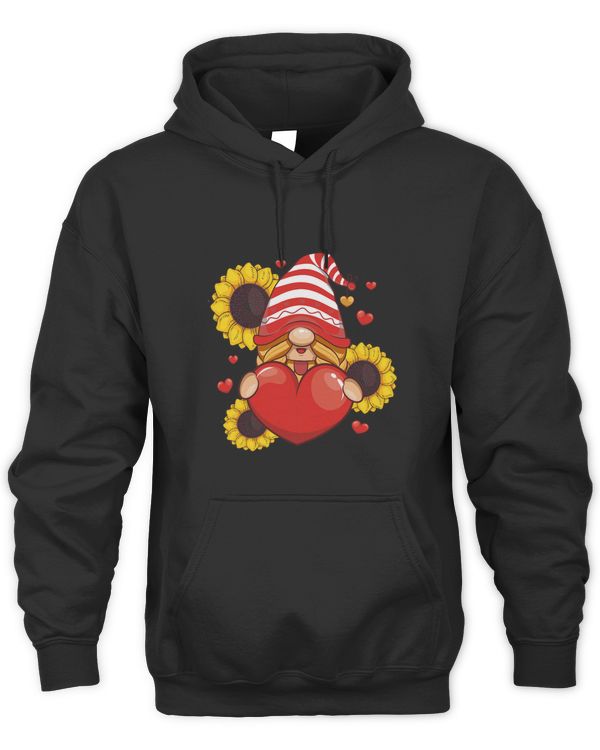 Happy Valentines Day Gnome With Leopard Sunflower Valentine 5