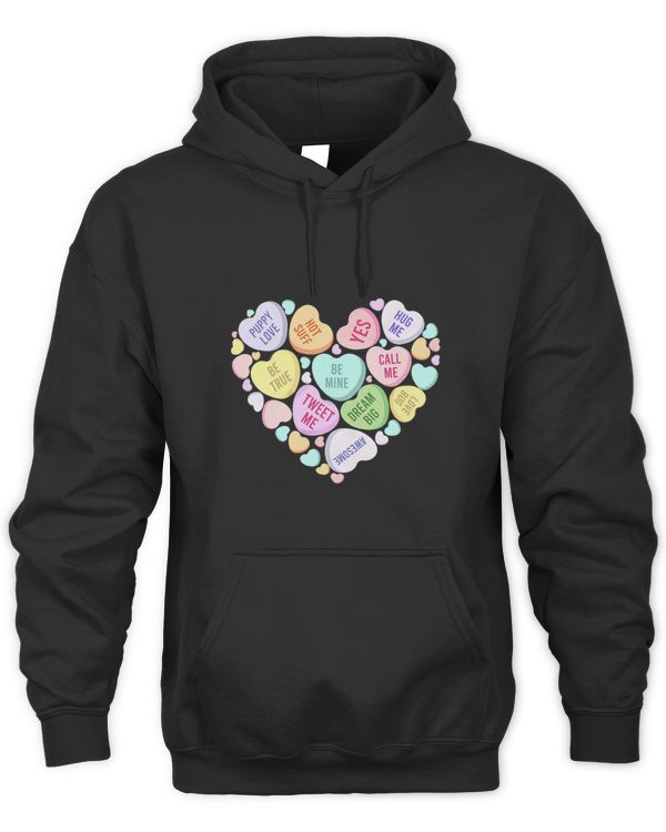 Happy Valentines Day Hearts Cute Candy Conversation