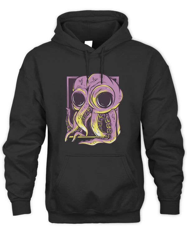 Colorful Octopus Realistic Portrait Octopus Animal Lover Men