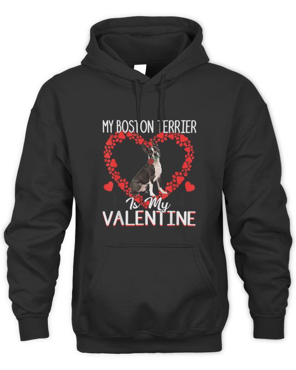 Cute Paw Heart My Boston Terrier Is My Valentine