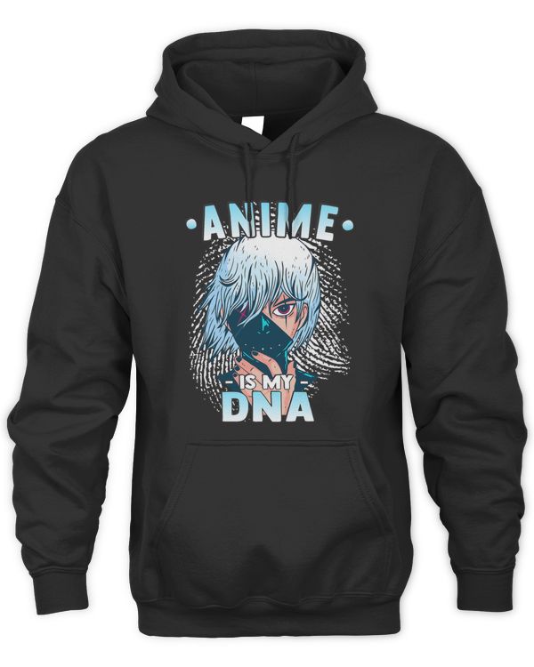 Funny Anime Otaku Anime Is My DNA Fingerprint Japanese 1