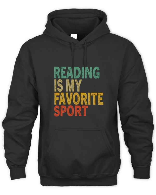 Reading Is My Favorite Sport Retro Vintage Funny Book Sport