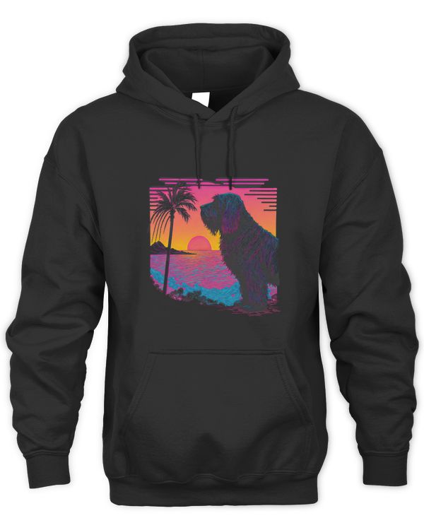 Retro Aesthetic Spinone Italiano dog 2
