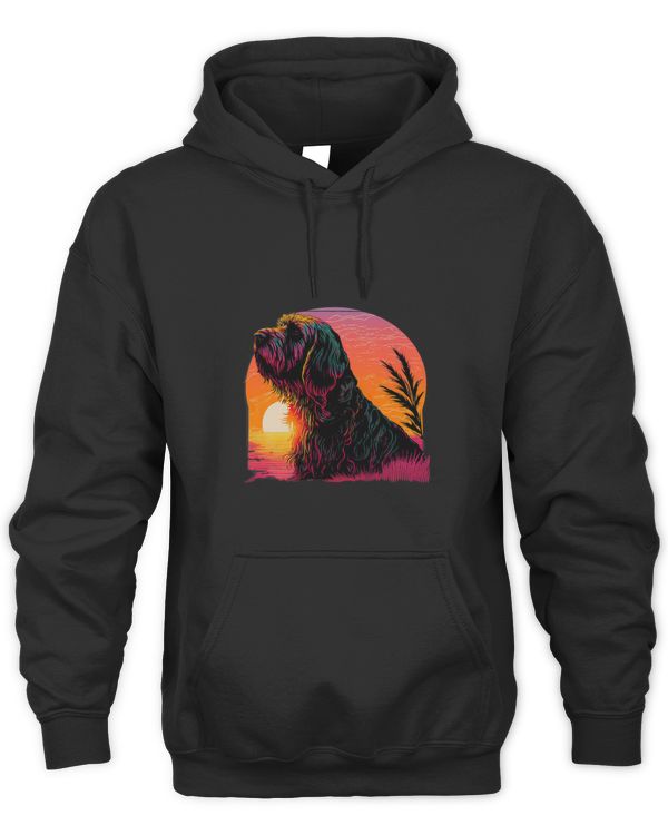 Retro Aesthetic Spinone Italiano dog 3