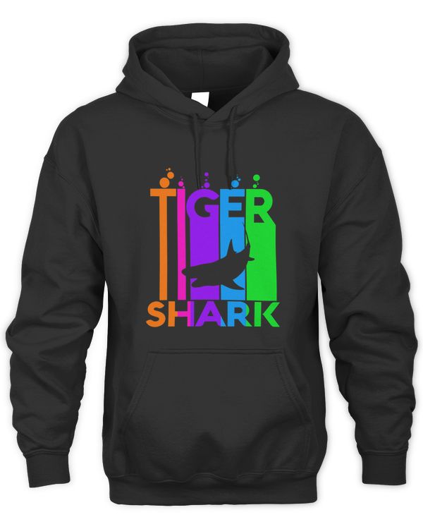 TigerShark Animal Rainbow Bubble with Silhouette