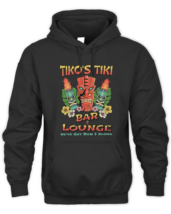 Tiki Torches Vintage Tiki Bar Lounge Retro Hawaiian Party