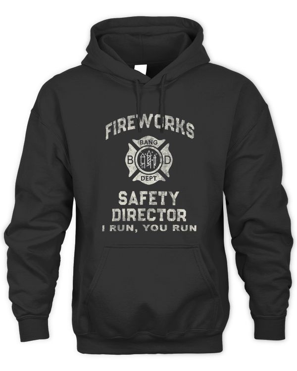 Funny FIREWORKS SAFETY DIRECTOR Firefighter America Red Pyro