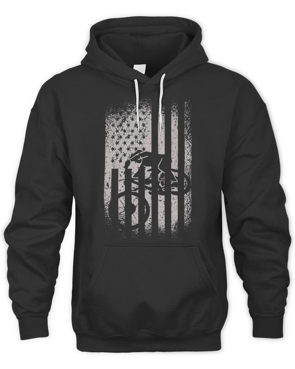America flag mountain bike USA bicycle patriot T-Shirt