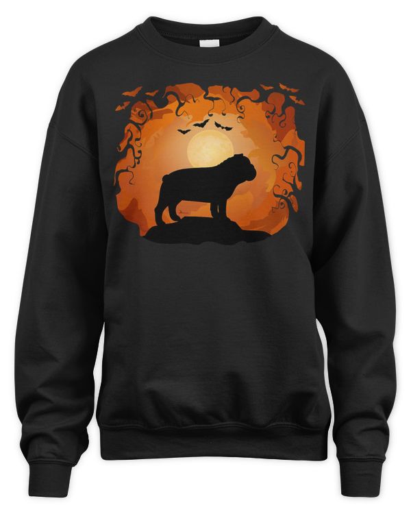 English Bulldog Bulldog Halloween Costume For Dog Lovers Funny Puppy Moon 368 Dog Lover