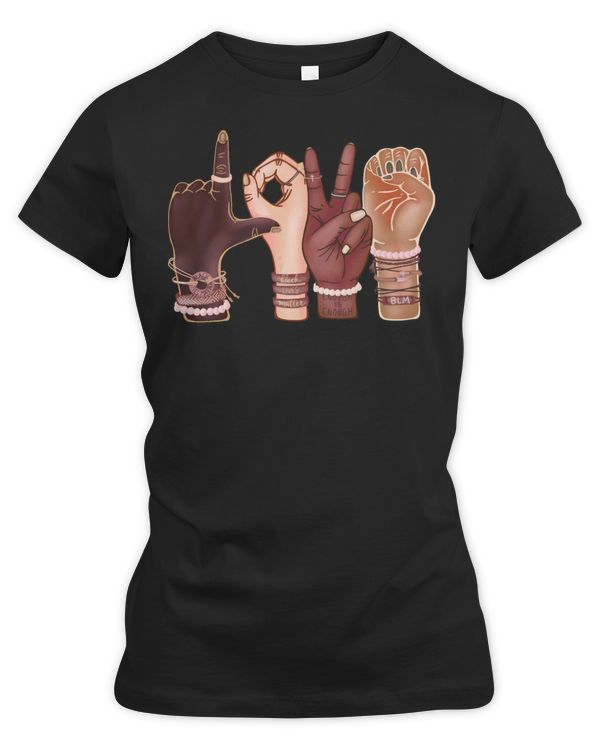 American Sign Language ASL BLM Sign Language LOVE300 ASL