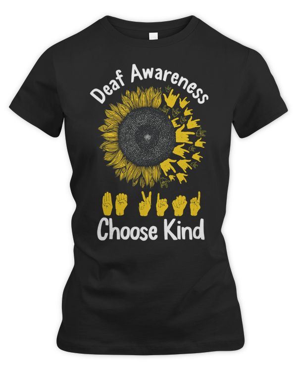 American Sign Language ASL Deaf Awareness Sunflower Choose Kind Asl Language 81 ASL