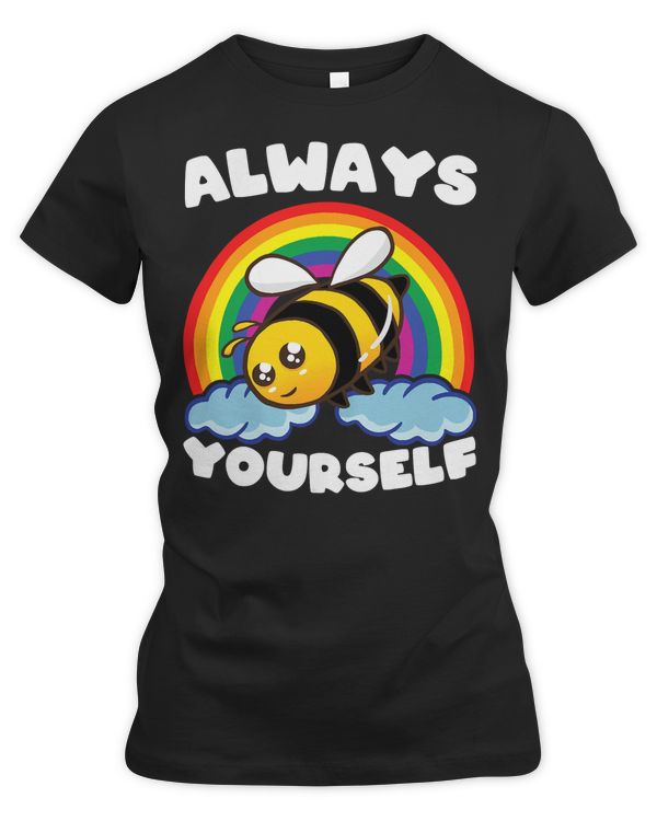 Bee Beekeeper Always Bee Yourself LGBT Gay Lesbian Rainbow Flag Beekeeper 293 Hive Beekeeping