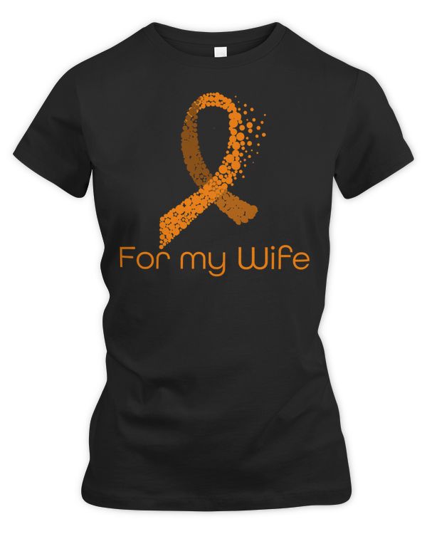 Multiple Sclerosis Awareness Im supporting you my Wife Orange Ribbon