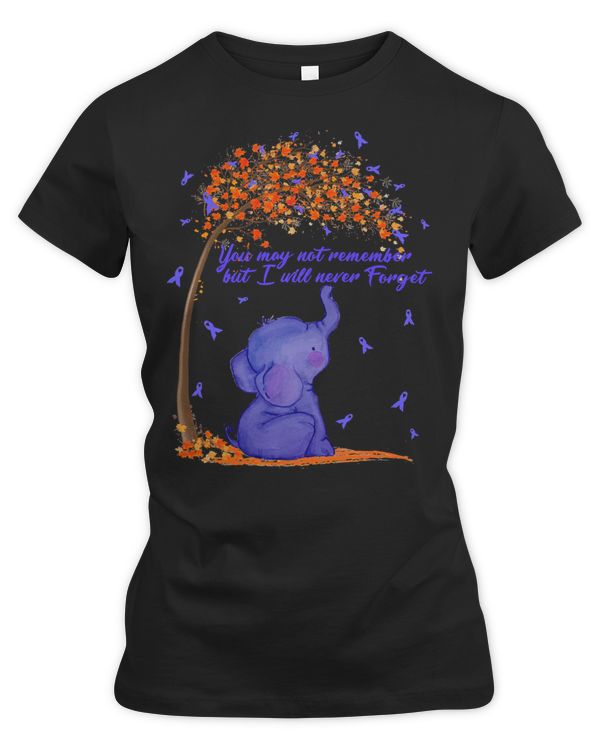 You May Not Remember But I Will Never Forget Alzheimers Disease Awareness