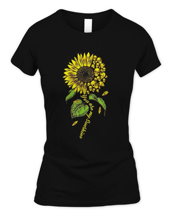 You Are My Sunshine Skull Sunflower