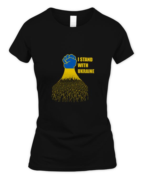I Stand With Ukraine USA Support Ukrainian Lover