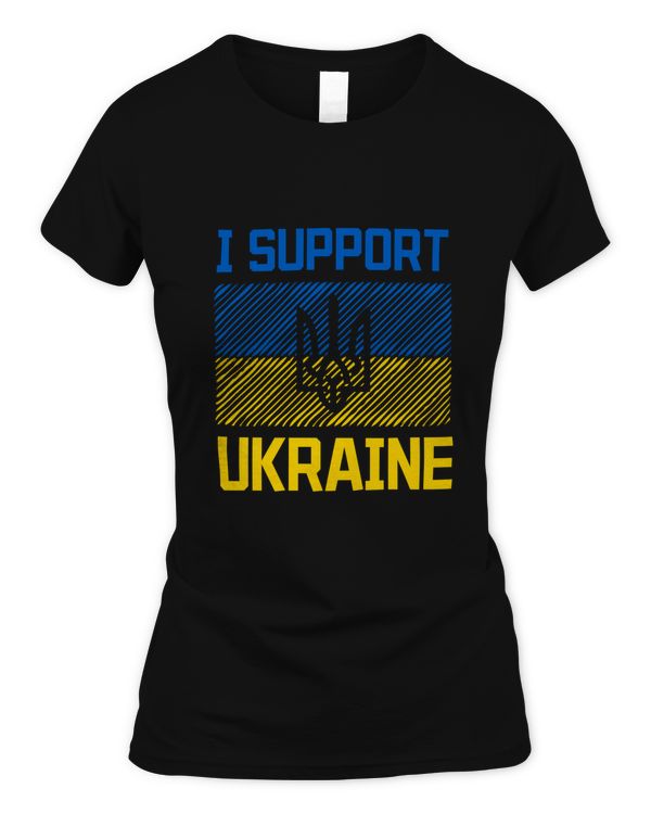 I Support Ukraine I Stand With Ukraine Ukrainian Flag
