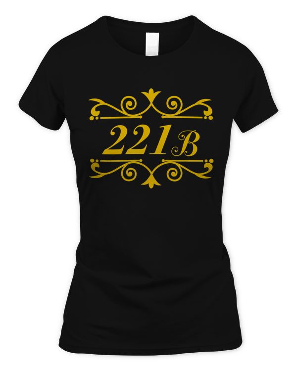 221b Baker Street British Detective Mystery Crimes T-Shirt