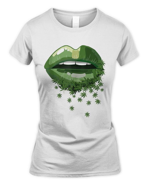 Funny Sexy Lips Cannabis Marijuana Weed