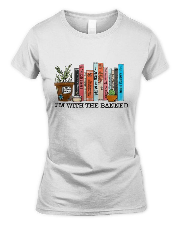 Reading Books I'm With The Banned Shirt