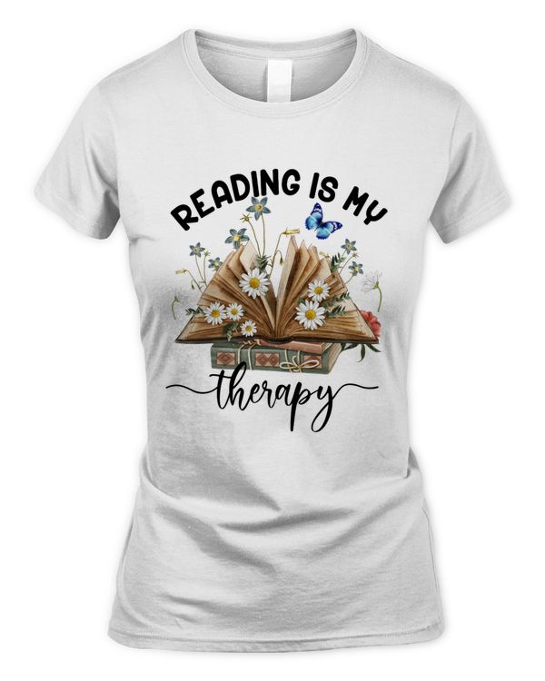 Reading Is My Therapy Shirt