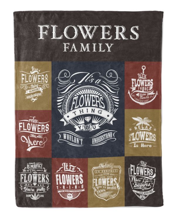 FLOWERS BLANKET F1
