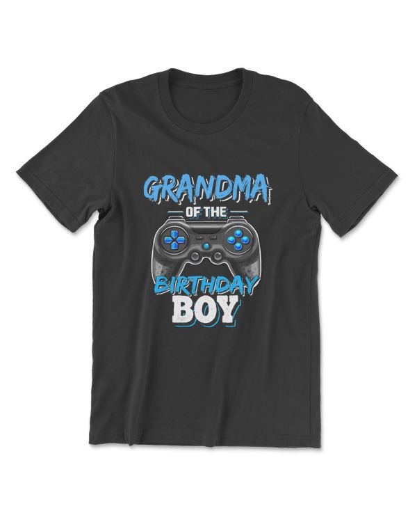 Grandma of the Birthday Boy Matching Video Game Birthday T-Shirt