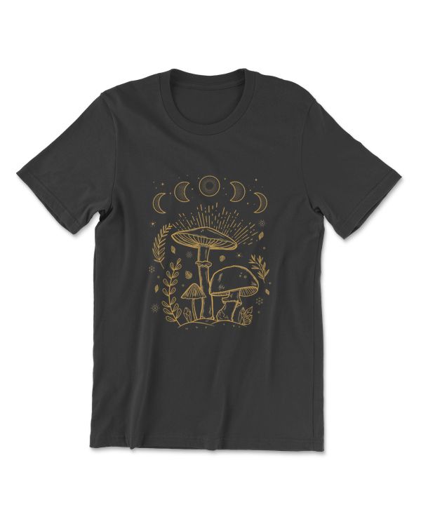 Goblincore Aesthetic Dark Academia Cottagecore Mushroom T-Shirt