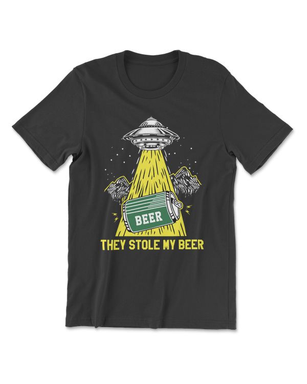 Beer Alien Stole My Funny Alien Abduction 666 drinking
