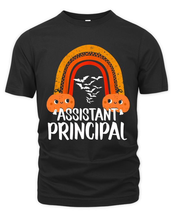 Assistant Principal School Halloween Rainbow