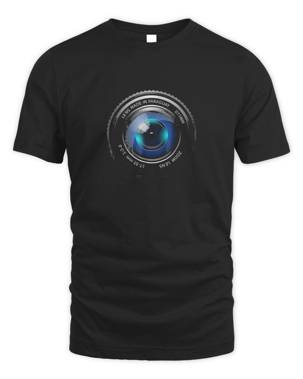 Camera Lens T Shirt For Photographers