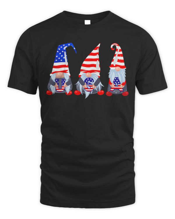 4th Of July 2021 Gnomes Funny American USA Patriotic T-Shirt