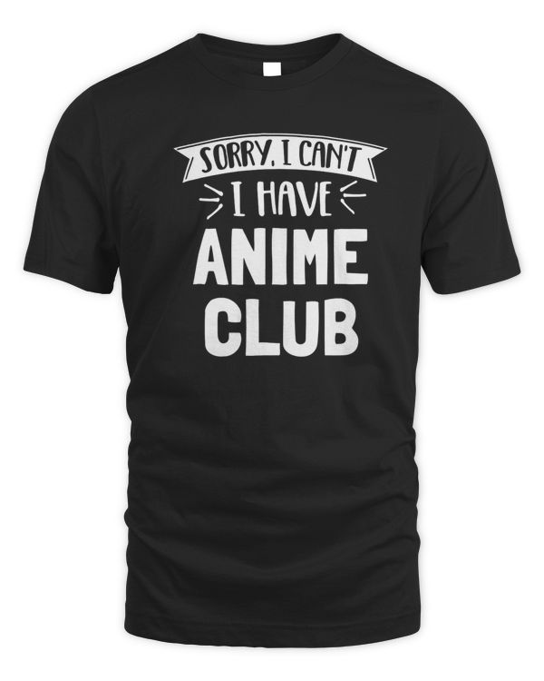Anime Club T-Shirt for Girls, Women, Boys &amp; Men