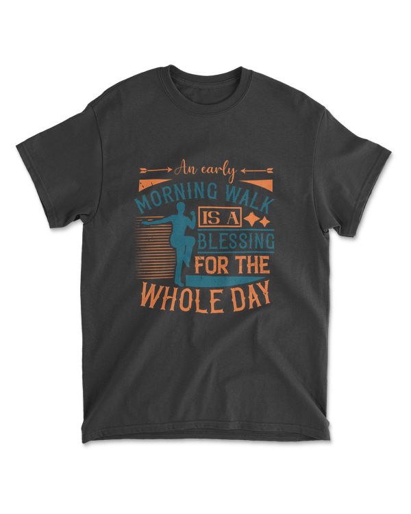 An Early Morning Walk Is A Blessing For The Whole Day Diabetes T-Shirt