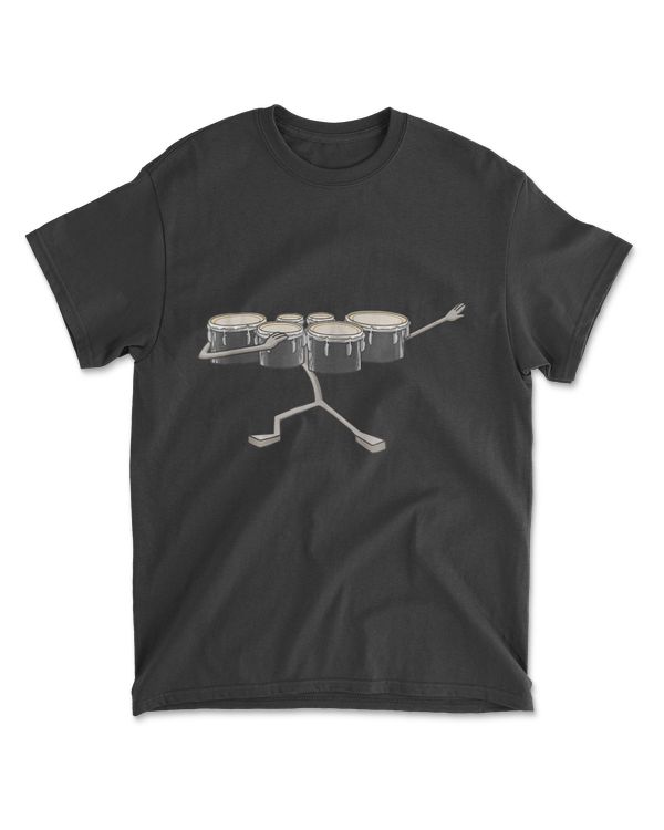 Dabbing Marching Tenor Drums Shirt - Marching Band Shirt