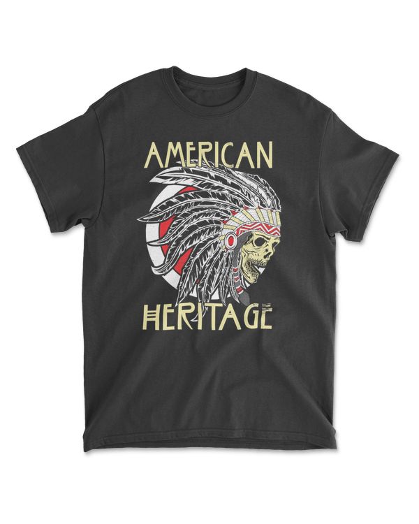 Skull American Heritage Indian Tribe Chief Skull Native Americans
