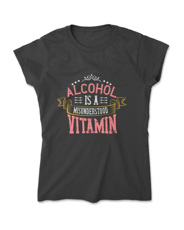 Alcohol Is A Misunderstood Vitamin Cooking T-Shirt
