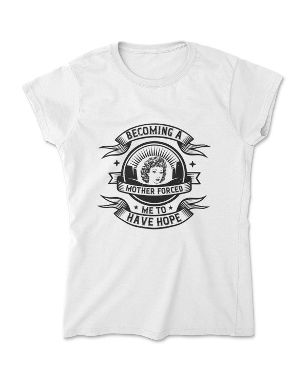 Becoming A Mother Forced Me To Have Hope Afro T-Shirt