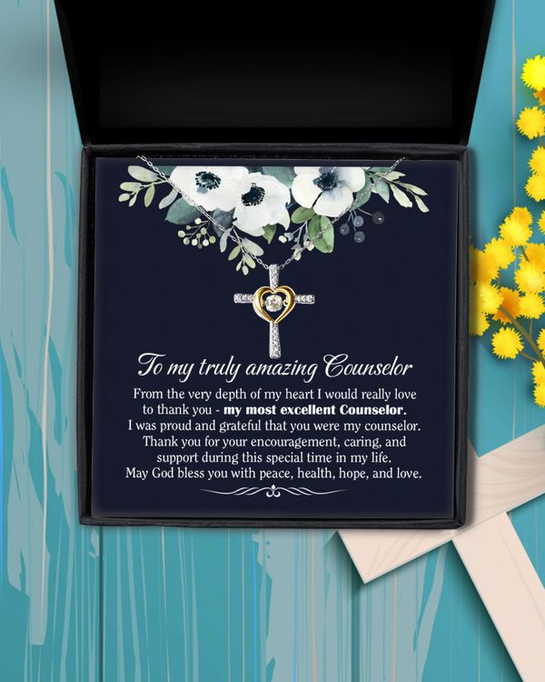 Necklace For My Counselor, Counselor Appreciation Gift,  Meaning Gift For Female Counselor, Valentines Gift For Counselor