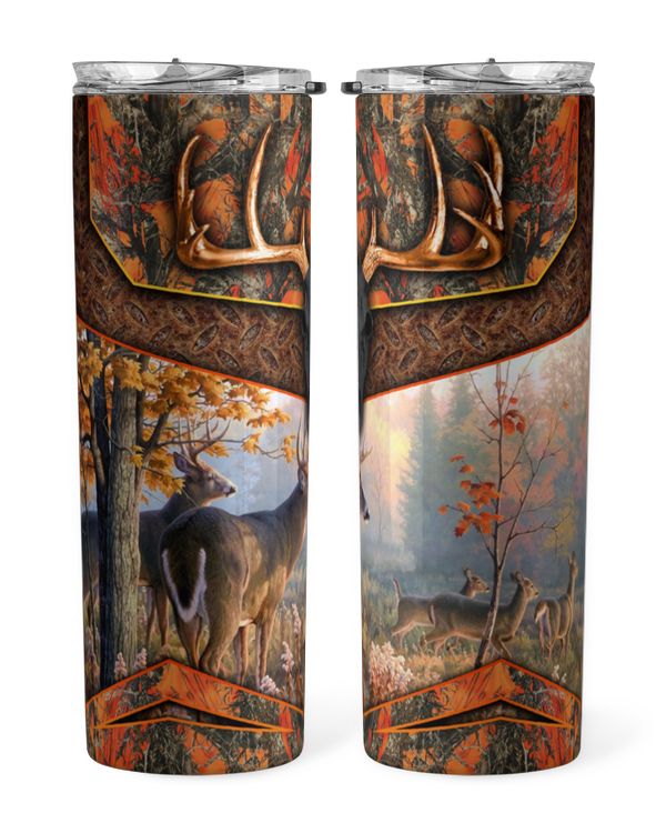 Skinny Tumbler Deer Hunting and Camo Hunt