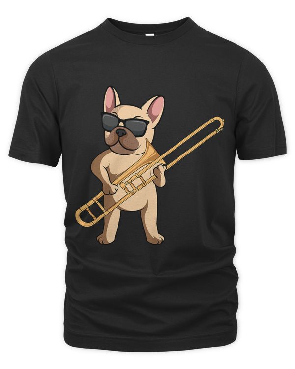 Trombone Brass Instrument Trombonist Jazz Music Dog Lover