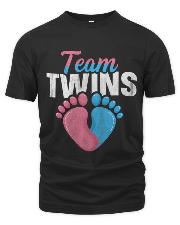 Team Twins Quote for a Gender Reveal Twin Mom and Twin Dad